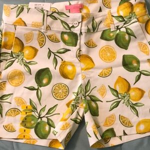Isaac Mizrahi Lemon/Lime Shorts. New w/tags! Sz. 8